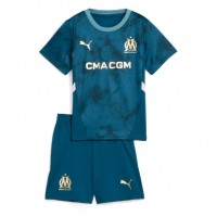 Camiseta Olympique de Marseille Mason Greenwood #10 Segunda Equipación Replica 2024-25 para niños mangas cortas (+ Pantalones cortos)